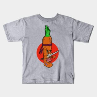 Samurai Carrot Kids T-Shirt